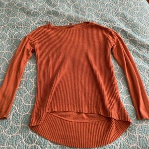 Orange Knit Sweater